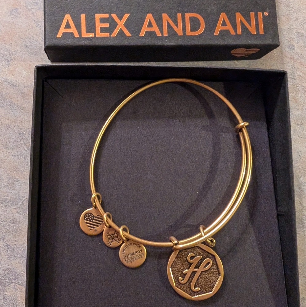 Alex and Ani Gold H